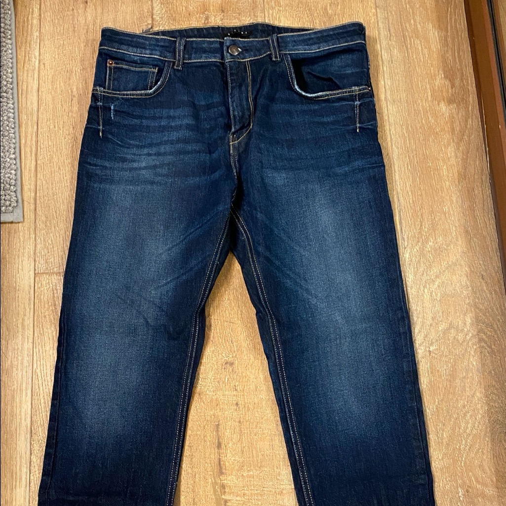 Sisley Brand Slim Comfort Fit Denim Jeans In Stretch Denim